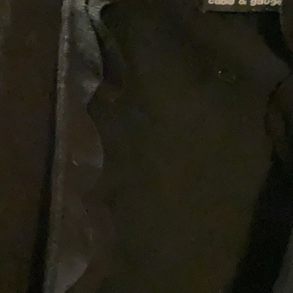 Cable and Gauge Small Black Cardigan - Picture 3 of 3